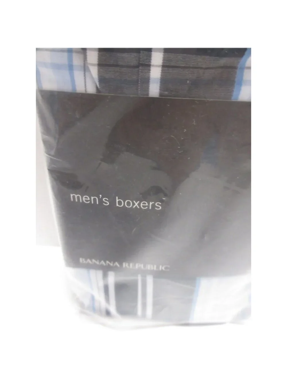 Banana Republic Underwear XXL Boxer Shorts Plaid Cotton Deadstock NEW